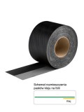 Folia zewnętrzna EPDM z paskiem butylu 0,75x150 mm