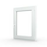 Okno pcv veka białe szary