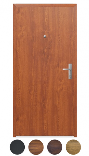 Drzwi wejściowe do mieszkania drzwi wewnątrz klatkowe złoty dąb RC3
