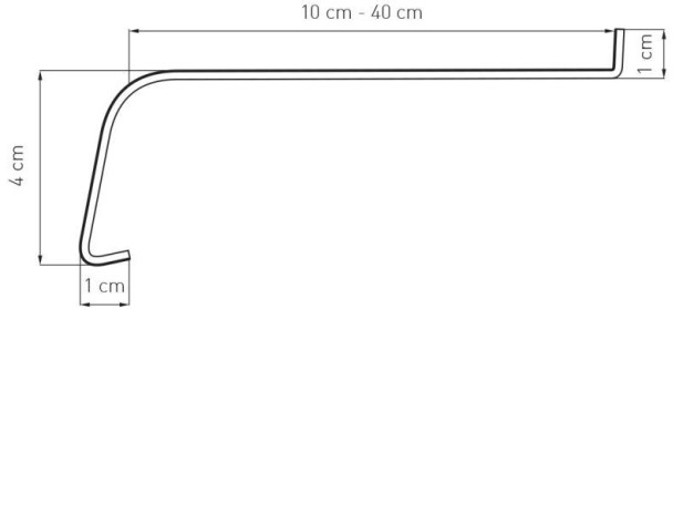 Parapet zewnętrzny rysunek techniczny