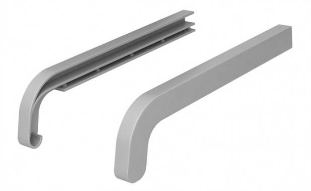 zaślepka parapetu zewnętrznego plastikowa-softline-RAL9006